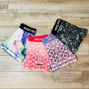 3 Pair - Size S - Nike Pro - ***Black has sold***